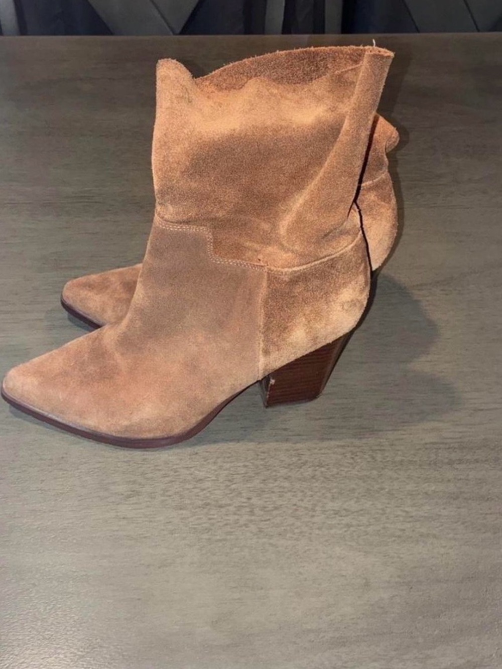 Bleecker and bond woman’s 7.5 Suede Women’s Ankle Boots - Picture 2 of 8